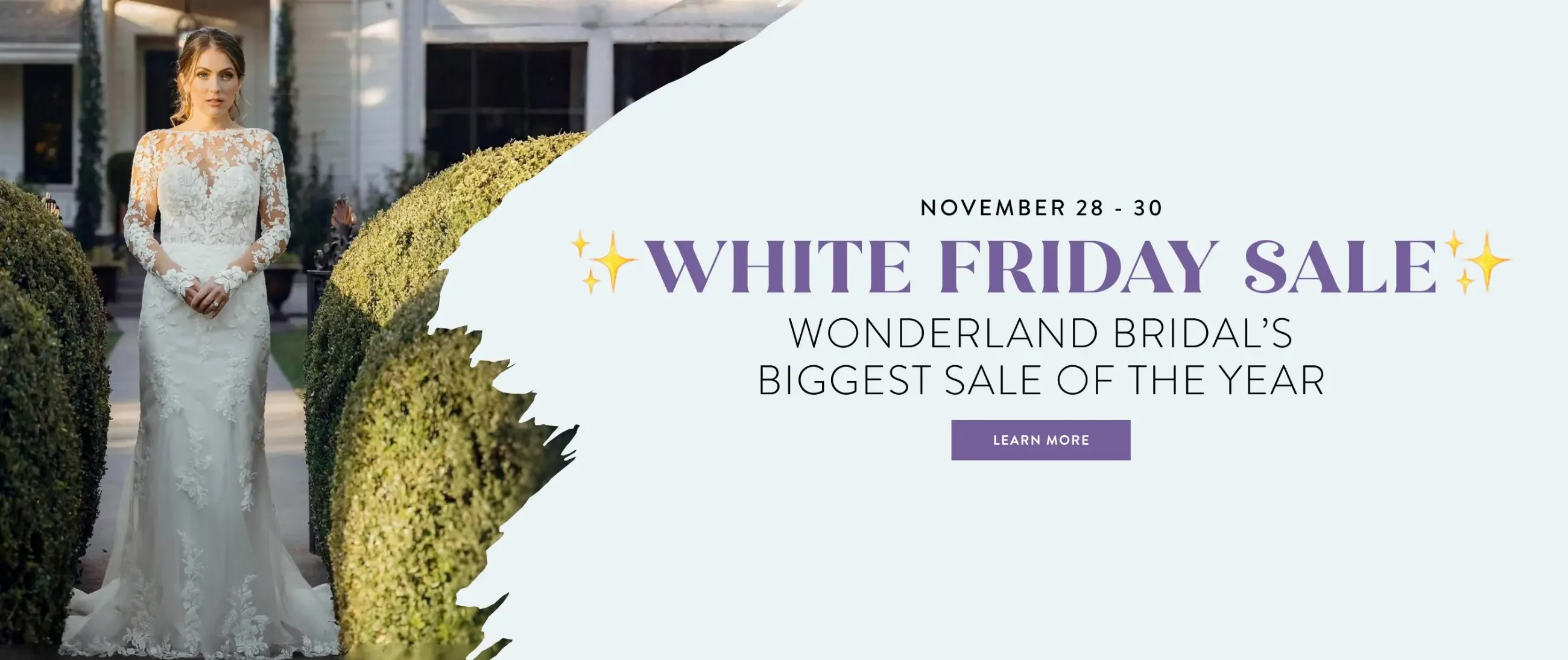 White Friday Sale Weekend Desktop Banner